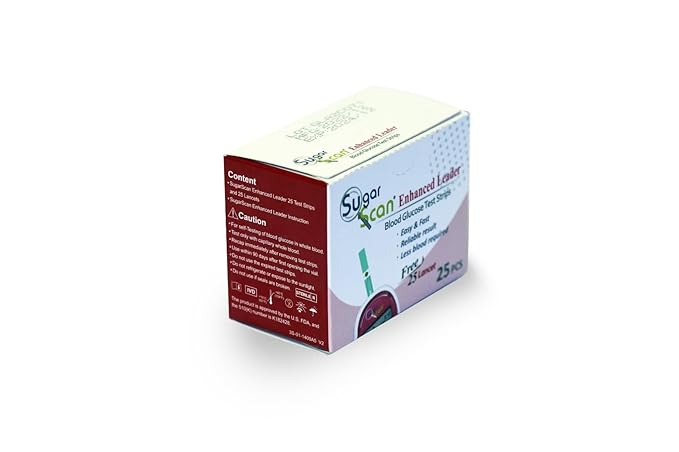 Thyrocare Sugarscan 25 Blood Glucose Test Strip with 25 Lancet Free