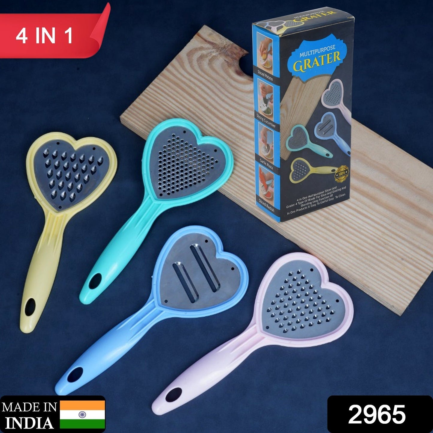 2965 Heart Grater Set And Heart Grater Slicer Used Widely For Grating And Slicing Of Fruits Vegetables Cheese Etc. Including All Kitchen Purposes.